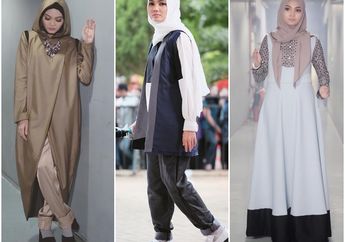Gaya Busana Hijab Simpel Santun Rina Nose yang Makin ‘Kece’