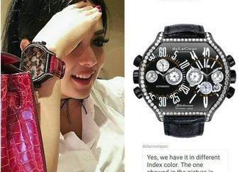 Wow! Jam Tangan yang Dipakai Syahrini ini Seharga 500 Juta