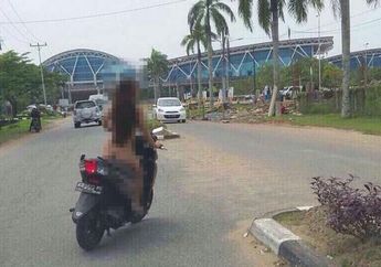 Penyebab Wanita Ini Berkendara Tanpa Busana di Bandara Akhirnya Terungkap
