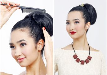 Ide Model Sanggul Simpel Anggun Untuk Sambut Imlek