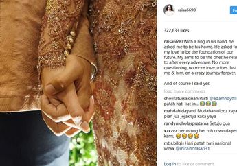 Resmi Dilamar Hamish Daud, Ini Ungkapan Hati Raisa yang Bikin Baper