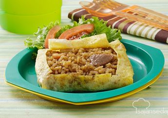 Ibu, Siapkan Bekal Nasi Goreng Bungkus Telur Buat si Kecil Biar Semangat, Ini Resepnya
