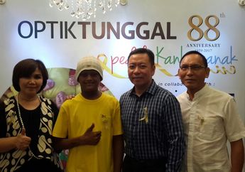 Ulang Tahun ke-88, Optik Tunggal Lakukan Gerakan Peduli Penderita Kanker Anak
