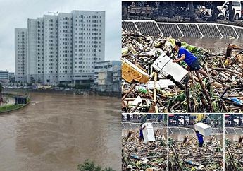 Banjir Menghadang Jakarta, Warga Ini Malah Dapat Kulkas 2 Pintu di Tumpukan Sampah