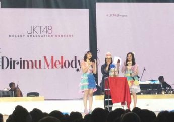 Gelar Konser Kelulusan, Melody Dapat Kejutan Surat dari Ibunda