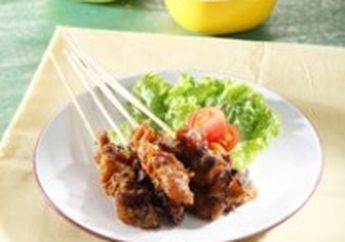 SATE BACEM KULIT AYAM