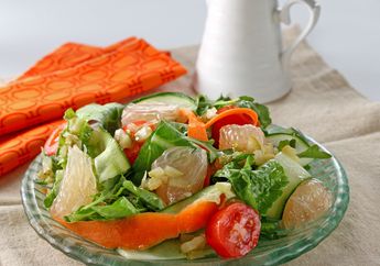 Salad Sayuran Jeruk Bali, Pilihan Tepat Saat Lapar Di Tengah Malam