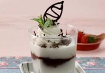 PUDING SINGKONG LAPIS COKELAT