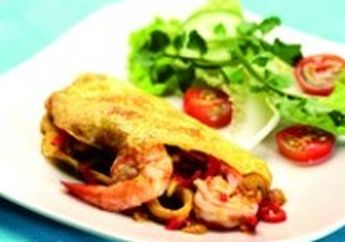 SEAFOOD TURN OVER OMELET