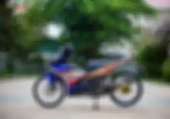 Ogah Mainstream, Yamaha MX King Ini Pakai Livery Motor Honda