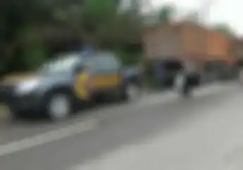 Tragis,  Berangkat Ke Tempat Tugas, Motor Polisi Hantam Truk Parkir