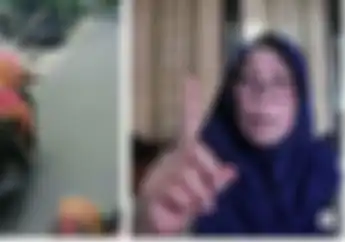 Bikin Senyum, Video Alasan Pemotor Ibu-Ibu Pakai Sein Kanan Belok Kiri