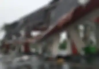 Sukabumi Mencekam, Puting Beliung Terbangkan Atap dan Hancurkan Pom Bensin, Karyawan Kocar-kacir