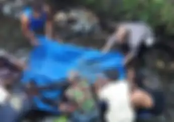 Motor Yamaha Alfa dan Pemotor Ditemukan Meninggal di Sungai, Diduga Korban Kecelakaan