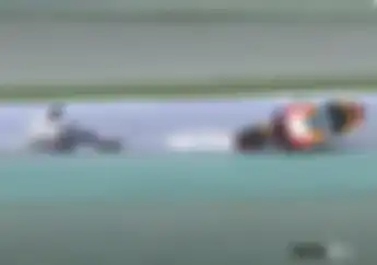 Ngeri! Video Jorge Lorenzo Terlempar Keras di FP3 MotoGP Qatar, Motor Sampai Keluarkan Api
