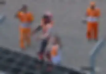 Kocak! Video Marc Marquez Joget Tik-tok Usai MotoGP Argentina, Anak Kecil Ikutan Joget