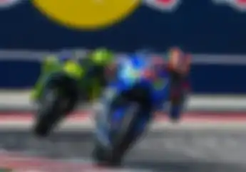 Sengit, Video Pertarungan Valentino Rossi dengan Alex Rins di MotoGP Amerika 2019, Lengah Sedikit Hancur