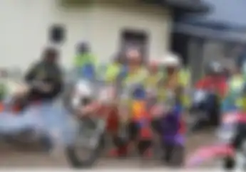 Enggak Nyangka,  Bupati Way Kanan Bikin Acara Adventure, Ternyata Doyan Ngegas Motor Trail