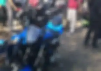 Tragis, Dua Suzuki GSX-R150 Adu Banteng Karena Kebut-kebutan