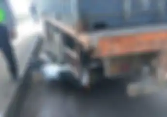 Suzuki Thunder Tunggangan Ipda Tatang Jadi Ganjalan Truk Gak Kuat Nanjak