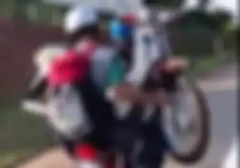 Viral Nih, Video Motor Naik Motor, Ternyata Kisahnya Bikin Haru