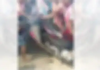 Rusuh! Video Adu Berisik Knalpot Brong Mewarnai Kelulusan Siswa SMP