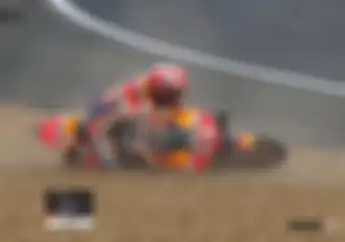 Dasar Marquez, Dua Kali Crash Tetap Aja Pole Position MotoGP Prancis