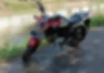Begal Motor Kembali Beraksi, Korban dan Yamaha V-Ixion Selamat Tertolong Irigasi 