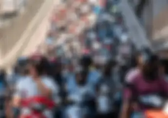 Viral Video Ribuan Pemotor Memaksa Keluar Dari Jalan Sempit, Mirip Air Tumpah