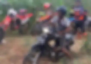 Offroader Honda CRF,  KLX, Sampai KTM Dibikin Malu Supra X Lancar Naik Turun Tanjakan 