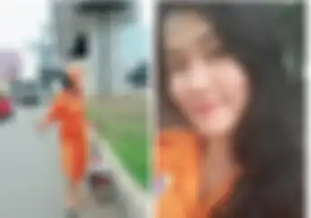 Cewek Cantik Petugas Kebersihan yang Viral di Medsos Ditabrak Motor Ketika Menyapu Jalan