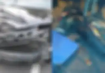 Sopir Mabok, Honda Jazz  Zig-zag Tabrak Pemotor, Niat Kabur Malah Hantam Rumah Warga