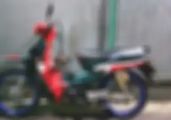 Barang Langka Yamaha Alfa Grafis Caltex Mau Dibarter Helm, Buruan