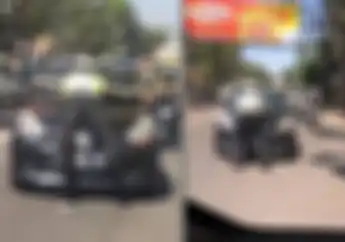  Aksi Berani Polisi Terseret dan Menempel di Kap Mobil dan Dibantu Pemotor, Dapat Hadiah dari Kapolres Bandung