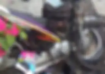 Ngeri, Honda Kharisma X Hancur, Ban Depan Copot Mainan Berserakan, Pemotor Tutup Usia