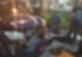 Denpasar Geger, Bule Prancis Ugal-ugalan Bawa Moge, Tabrak Mobil Sampai Terbang 10 Meter