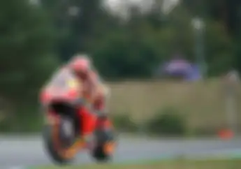 Hasil FP3 MotoGP Ceko 2019, Marc Marquez Tercepat, Valentino Rossi Tampil Mengejutkan di Trek Basah