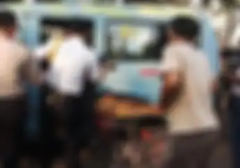 Geger, Kantor Kemenlu Mendadak Terjadi Ledakan, Yamaha Mio Soul Meledak dan Terbakar di Parkiran