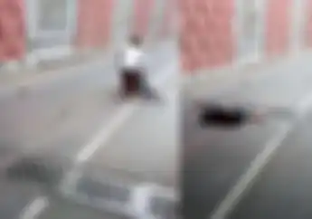 Hantam Tembok Underpass di Bali, Pengendara Honda GL Pro Tergeletak di Aspal, Teguran Bos Enggak Didengar