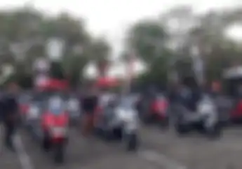  Gak Nyangka, Rombongan World Premiere Riding Experience Honda ADV150 di Bali Dikawal Tim Khusus