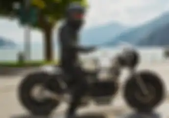 Sangar! Modifikasi Moto Guzzi Cafe Racer Kinclong Berpelek Monoblock