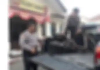 Alun-alun Tasikmalaya Gempar, Yamaha Mio J Hangus Dilalap Api, Awalnya Mogok