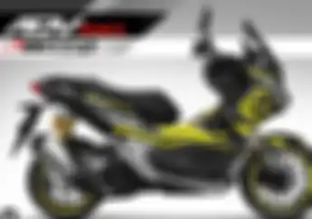 Keren! Didominasi Warna Kuning, Begini Kalo Fans Berat Valentino Rossi Punya Skutik Adventure Honda ADV150