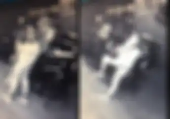 Cuma 2 Menit, Video Pasangan Maling Motor Honda Vario, Berlagak Ke Masjid