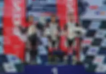 Bangga, Pembalap Muda Indonesia Raih Podium di Thailand Talent Cup Seri 4