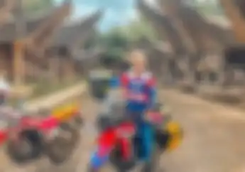 Cantik-cantik Hobi Trabasan, Cindy Diyah Ayu Puspitasari Ternyata Penggemar Motor Jangkung