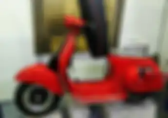 Pengunjung Gak Berkedip, Vespa PTS Tahun 1980 Ini Ternyata Bertenaga Listrik