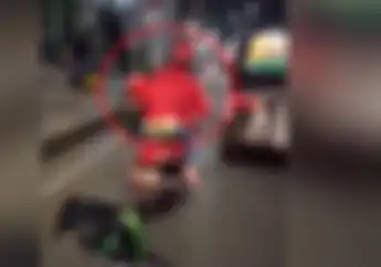 Ngeri Banget, Video Anak Kecil Ngantuk Dibonceng Hampir Jatuh, Netizen Langsung Bereaksi