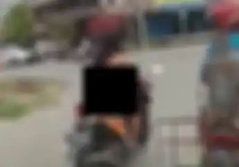 Ini Kronologi Video Perempuan Bugil Naik Motor Keliling Kota  