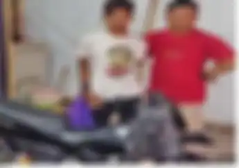 Kegep Lagi Ganti Pelat Nomor Motor Curian, Bocah SMP Pencuri Motor Langsung Diciduk Polisi